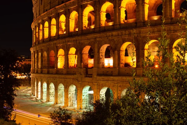 Coliseum Rome Night — Stock Photo, Image