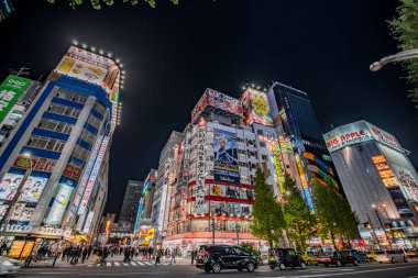 Akihabara, Tokyo, gece Japonya