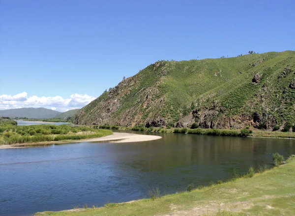 Río Onon Territorio Transbaikal — Foto de Stock