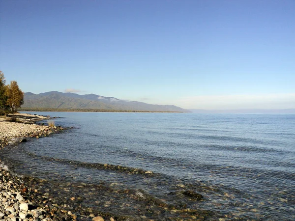 Baikal Lago Origen Tectónico Parte Sur Siberia Oriental Lago Más —  Fotos de Stock