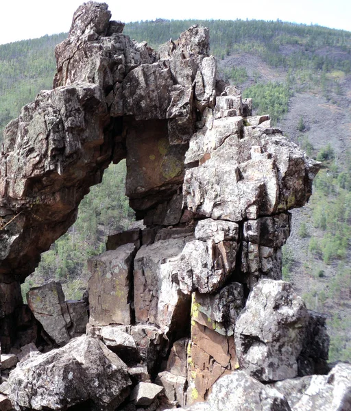 Parque Nacional Alkhanay Perla Del Territorio Trans Baikal — Foto de Stock