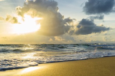 Phu Quoc Beach, Vietnam için güzel gün batımı