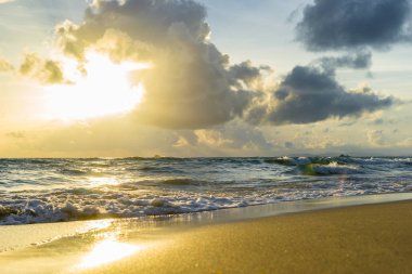 Phu Quoc Beach, Vietnam için güzel gün batımı