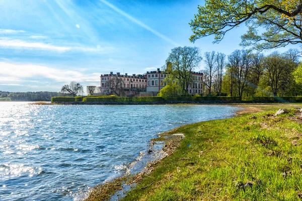 Палац Тулльгарн Типовий Светловий Маєток Швеція Європа Ліцензійні Стокові Фото