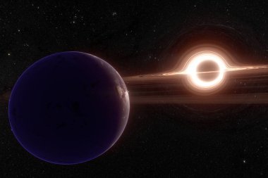 Kara delik. Nasa tarafından döşenmiş bu görüntünün elemanları