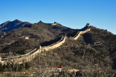 Beijing, Çin 18 Kasım 2017: Çin Seddi, Badaling