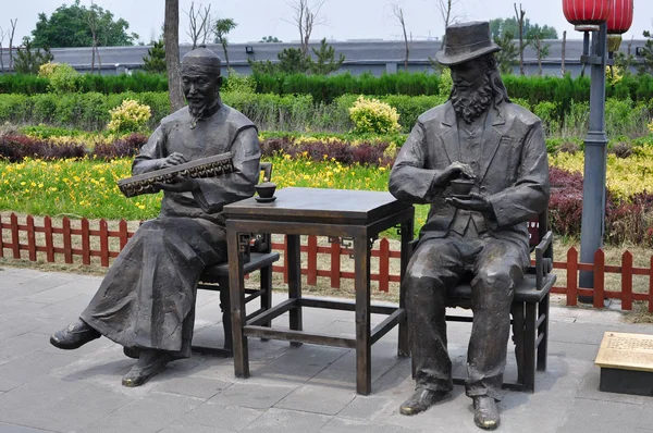 Statues Chinoises Occidentales Chine — Photo