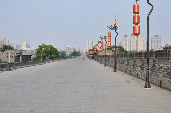 Muralla Ciudad Xian Shaanxi China — Foto de Stock