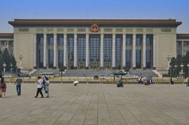 Pekin, Çin - Haziran 2019: Büyük Halk Salonu