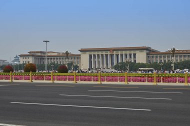 Pekin, Çin - Haziran 2019: Büyük Halk Salonu