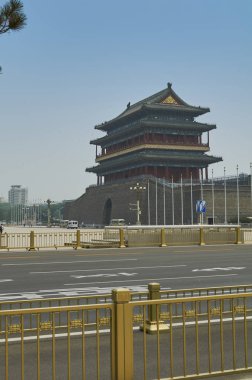 Tiananmen meydanında Gate Zhengyangmen - Pekin, Çin