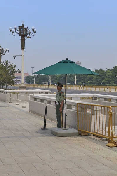 2019年6月 天安門広場の兵士 — ストック写真