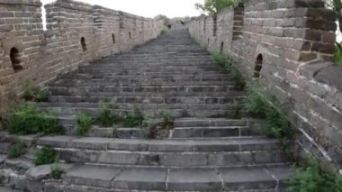 Çin 'in büyük duvarı 'nın unrestored bölümü, Zhuangdaokou, Pekin, Çin