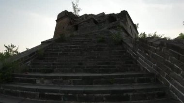 Çin 'in büyük duvarı 'nın unrestored bölümü, Zhuangdaokou, Pekin, Çin