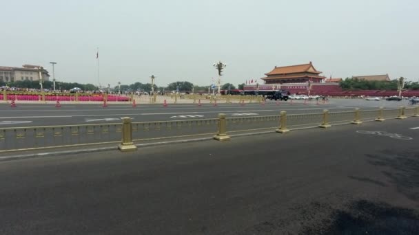 Peking China Juni 2019 Verboden Stad Tiananmen Plein — Stockvideo