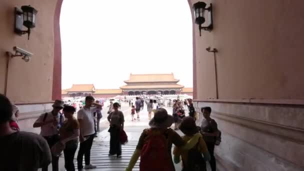Peking China Juni 2019 Verboden Stad — Stockvideo
