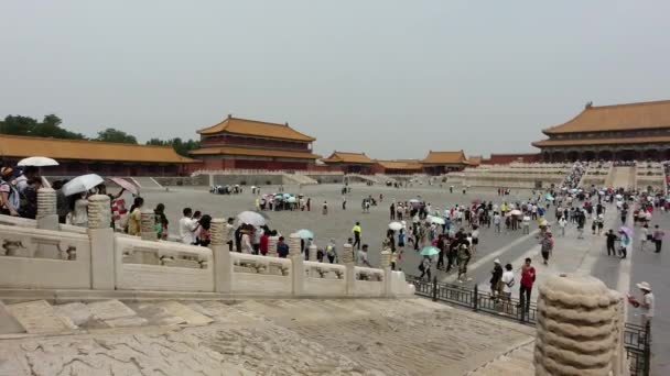 Beijing China Junio 2019 Ciudad Prohibida — Vídeo de stock