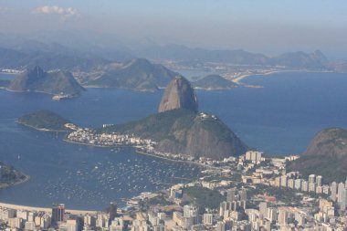 Brezilya Rio de Janeiro günbatımı ve plaj