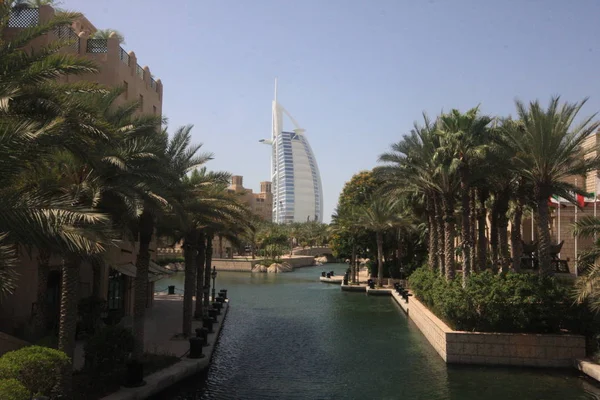 Дубаї місто і емірат в Об'єднаних Арабських Еміратах — стокове фото
