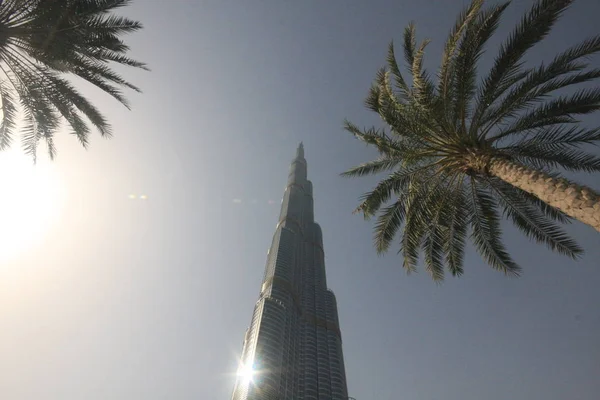 Dubai cidade e emirado nos Emirados Árabes Unidos — Fotografia de Stock