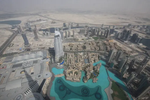 Dubai cidade e emirado nos Emirados Árabes Unidos — Fotografia de Stock