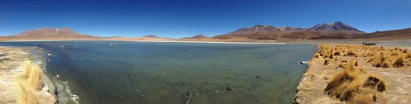 Salar de Uyuni, en medio de los Andes en el suroeste de Bolivia — Foto de Stock