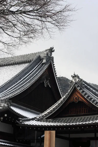 Kyoto tempel lantaarns en Japanse tuinen in Japan — Stockfoto