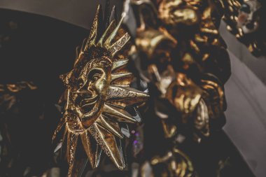 Venedik İtalya 'daki cadde ve kanalların manzarası