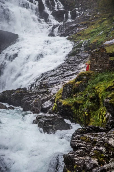 Norveç'te Bergen yakınlarındaki bazı Şelale manzaraları — Stok fotoğraf