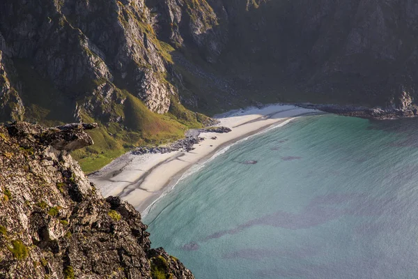 Mount Matind Wanderung, in bleik in Norwegen — Stockfoto