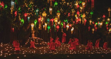 Fenerler festivali, Yee Peng ve Loy Khratong Chiang Mai, Tayland
