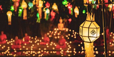 Fenerler festivali, Yee Peng ve Loy Khratong Chiang Mai, Tayland