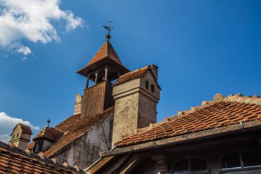 Romanya Transilvanya'daki Drakula'nın Bran Kalesi
