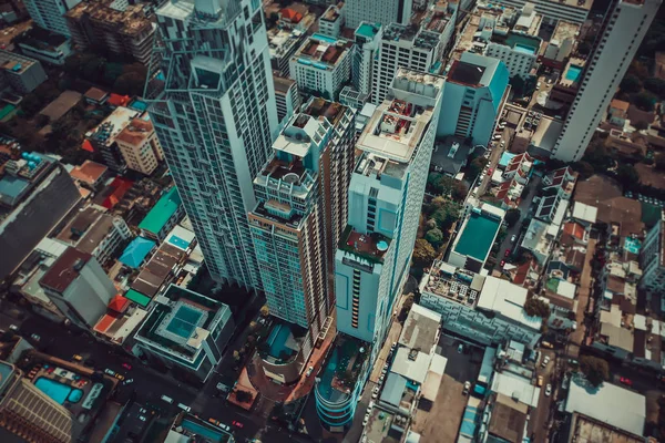 Central embassy mall and Ploenchit views from above, in Bangkok Thailand — Stock Photo, Image