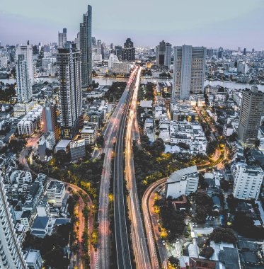 Bangkok Trident şehir Bangkok, Tayland yukarıdan