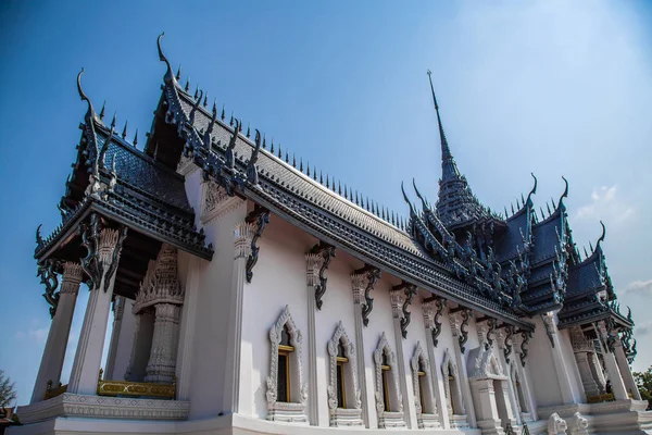 Храмы в древнем городе Муанг Боран в Бангкоке Таиланд — стоковое фото