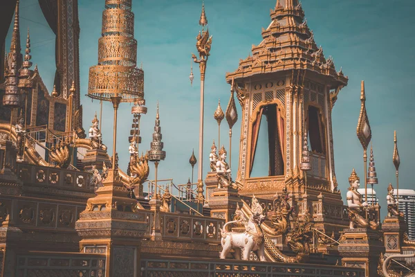 Королевский крематорий короля Пумипона в Бангкоке Таиланд — стоковое фото