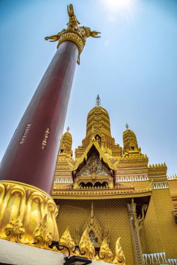 Bangkok Tayland Antik Şehir Muang Boran Tapınaklar