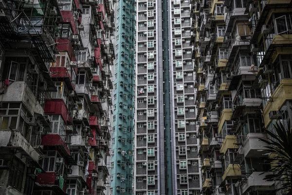 Hong Kong residencia de alta densidad y condominio —  Fotos de Stock