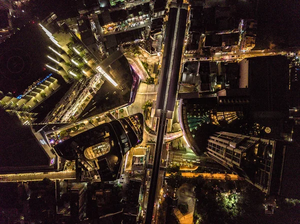 Emquartier and Emporium mall from above in Bangkok Thailand — Stock Photo, Image