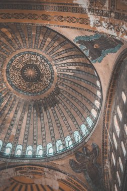 Türkiye'de İstanbul'da Mavi Cami manzarası