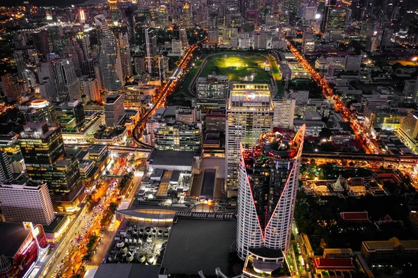 Bangkok Tayland 'dan Siyam ve Rachathewi manzarası