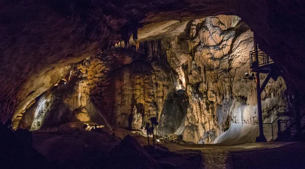 La cueva de San Marcel d Ardeche en Francia —  Fotos de Stock