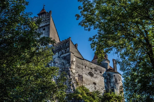 Castelo de Bran de Drácula na Transilvânia na Roménia — Fotografia de Stock