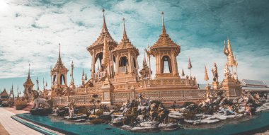 Bangkok Tayland Kraliyet Krematoryumu Kral Bhumibol