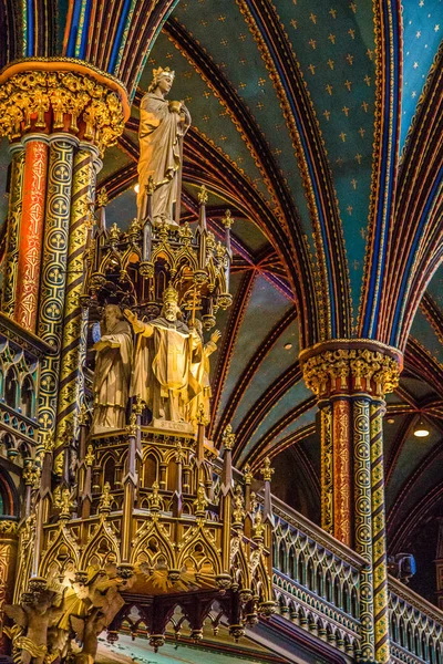 Catedral de Notre Dame en Montreal, Canadá — Foto de Stock