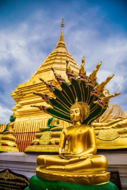 Tayland Chiang Rai beyaz tapınak manzarası