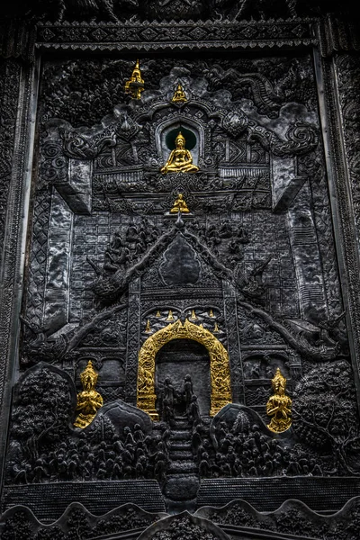 Silver Temple View in Chiang Mai Thailand — Stockfoto