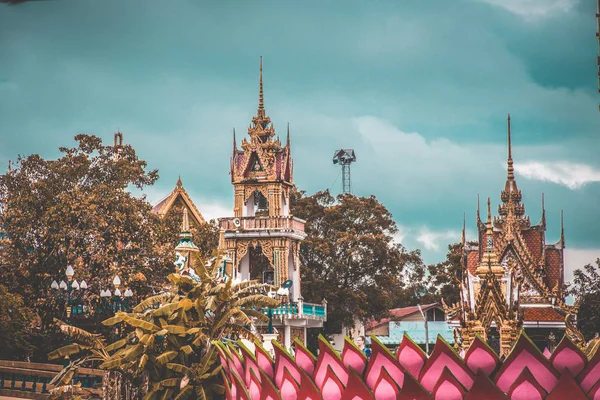 Vista del templo en Koh Samui en Tailandia —  Fotos de Stock