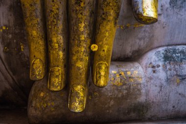 Tayland Sukhothai tarihi parkta Buddha